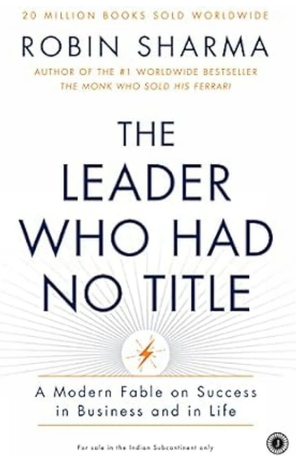 The Leader Who Had No Title Book Cover