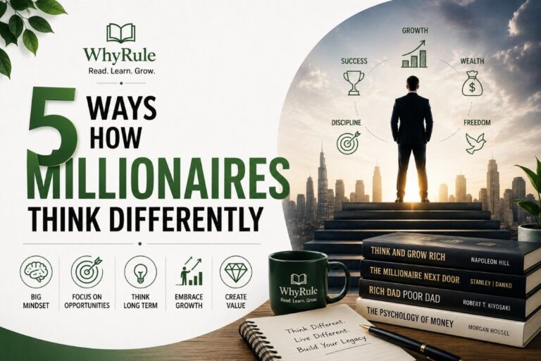 5 Ways How Millionaires Think Differently