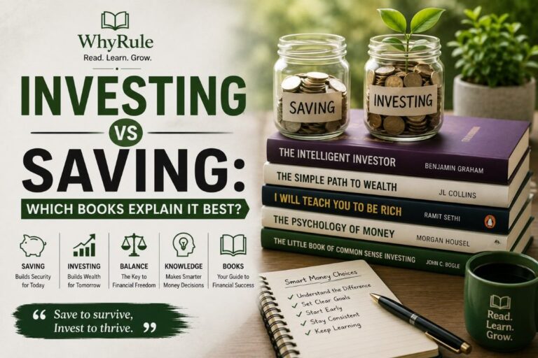 Investing vs Saving Which book Explain it Best