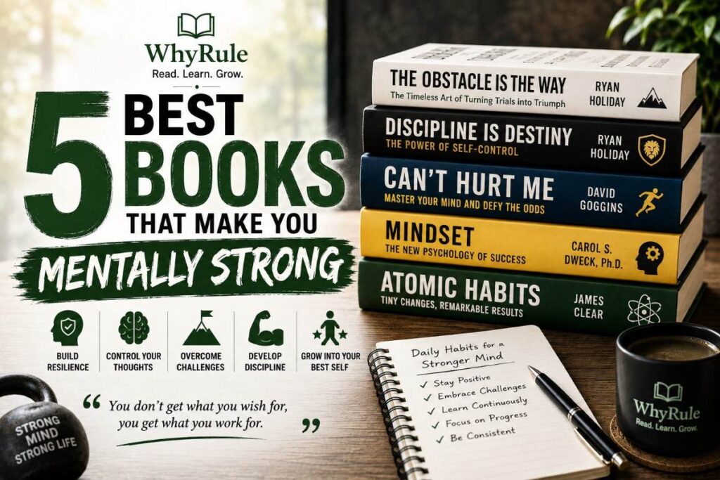 Best 5 Books That Make You Mentally Strong