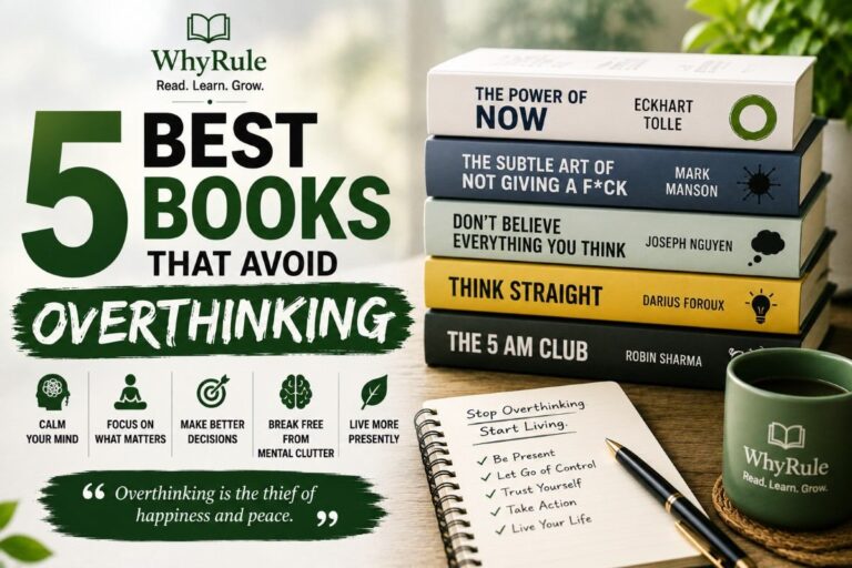 Best 5 Books that Avoid Overthinking