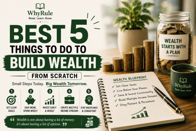 Best 5 Things to Do to Build Wealth from Scratch